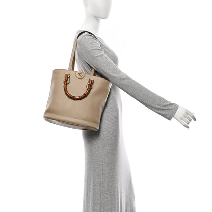 Gucci Calfskin Medium Diana Round Tote Bag Oatmeal 2 of 11