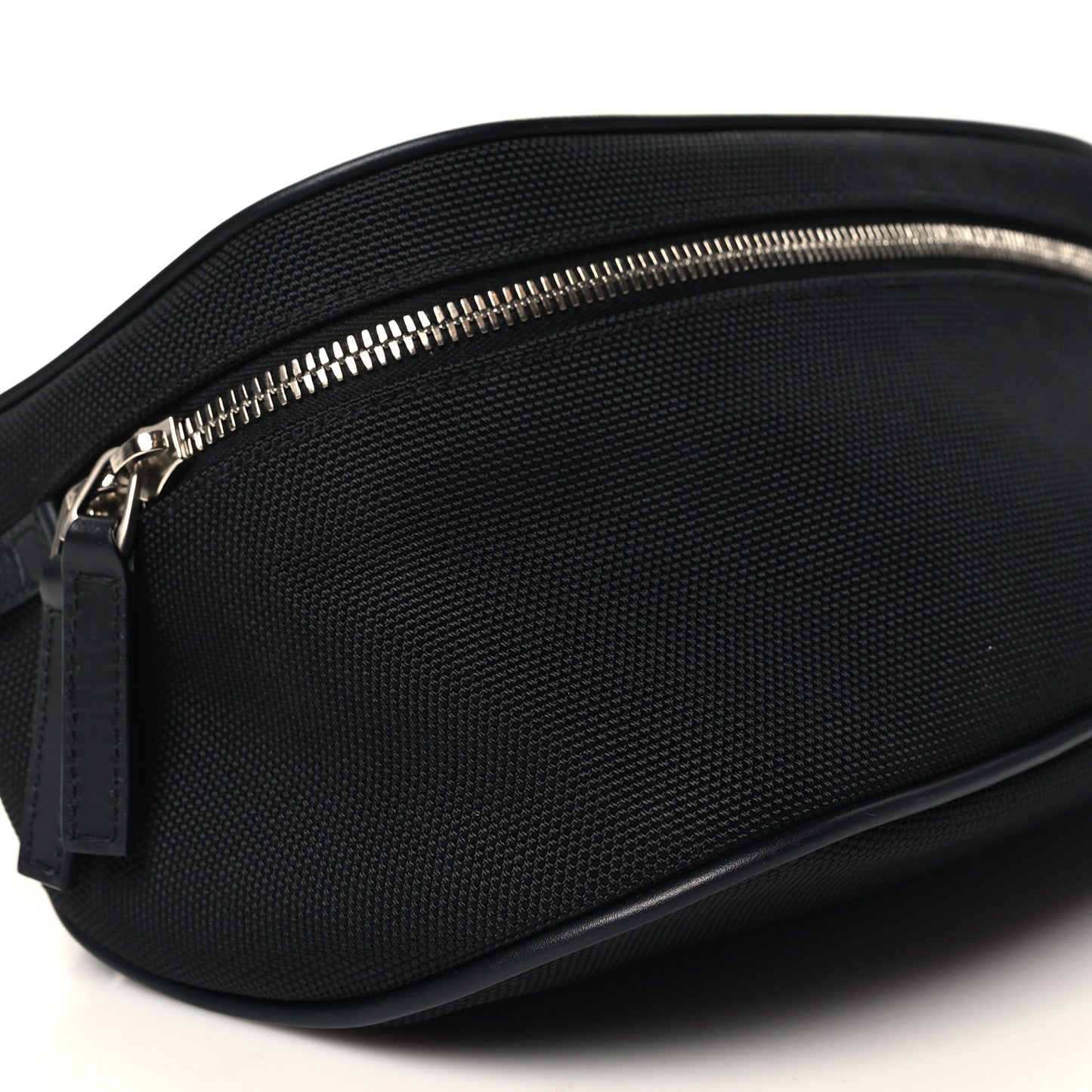 Techno Canvas Web Large Belt Bag Black
