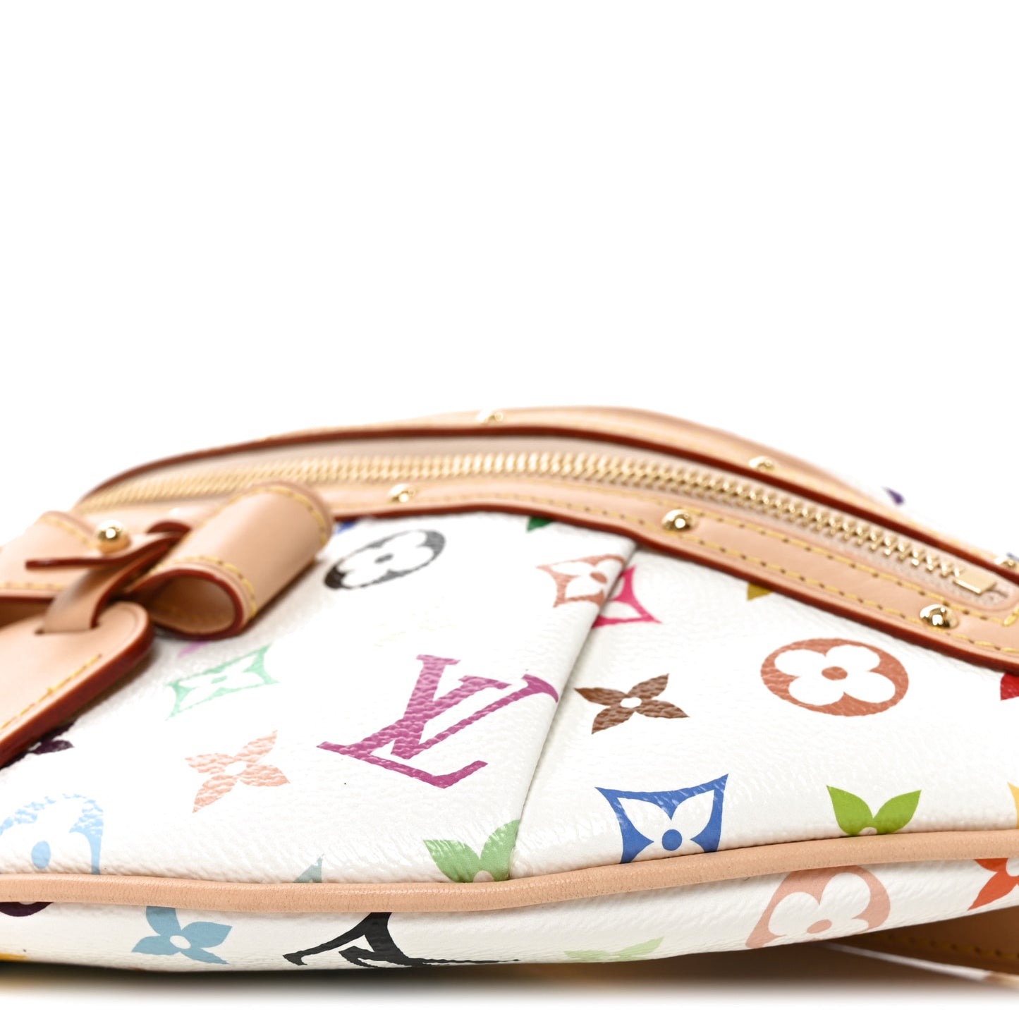 LV X TM Monogram Multicolor High Rise Bumbag White