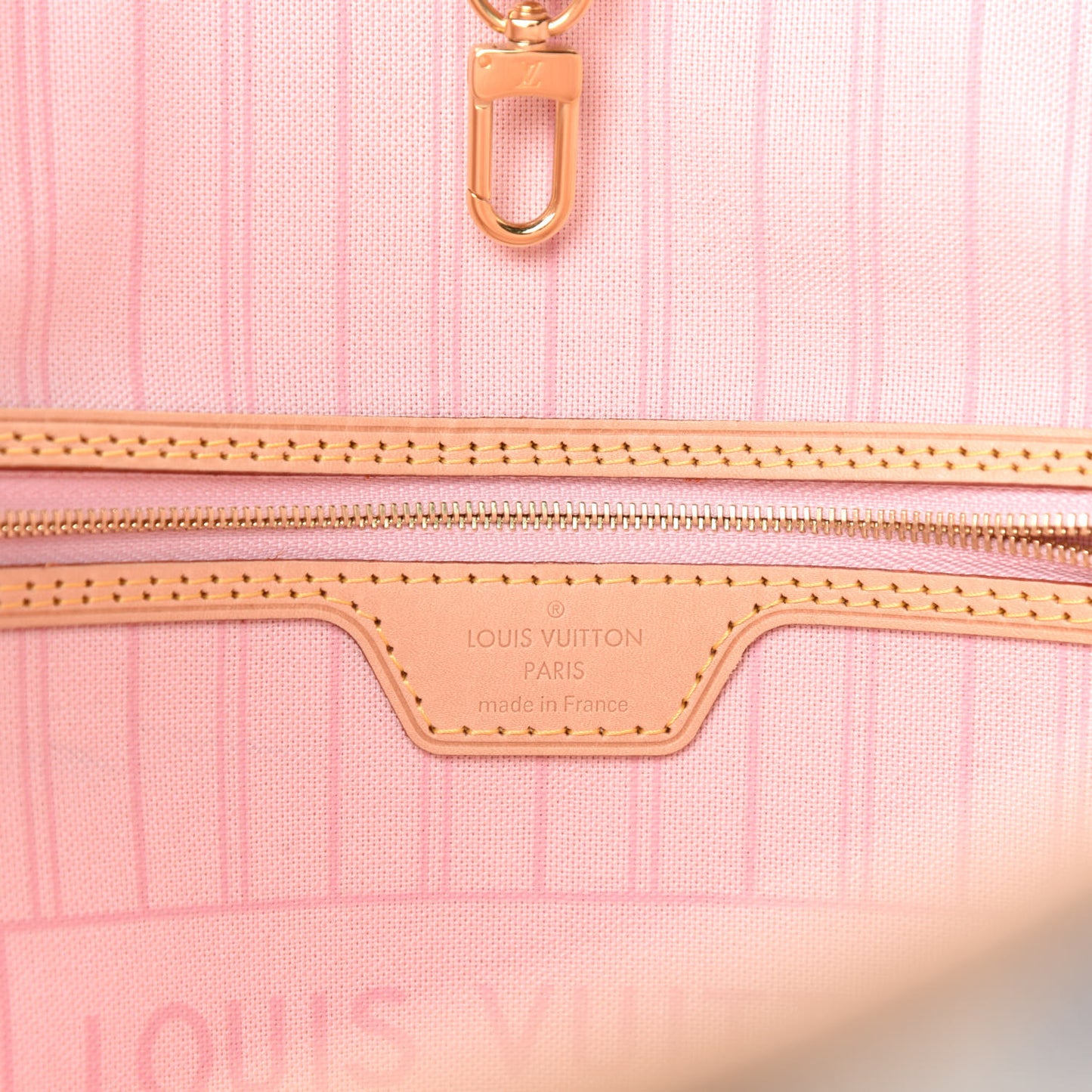 Damier Azur Neo Neverfull MM Rose Ballerine