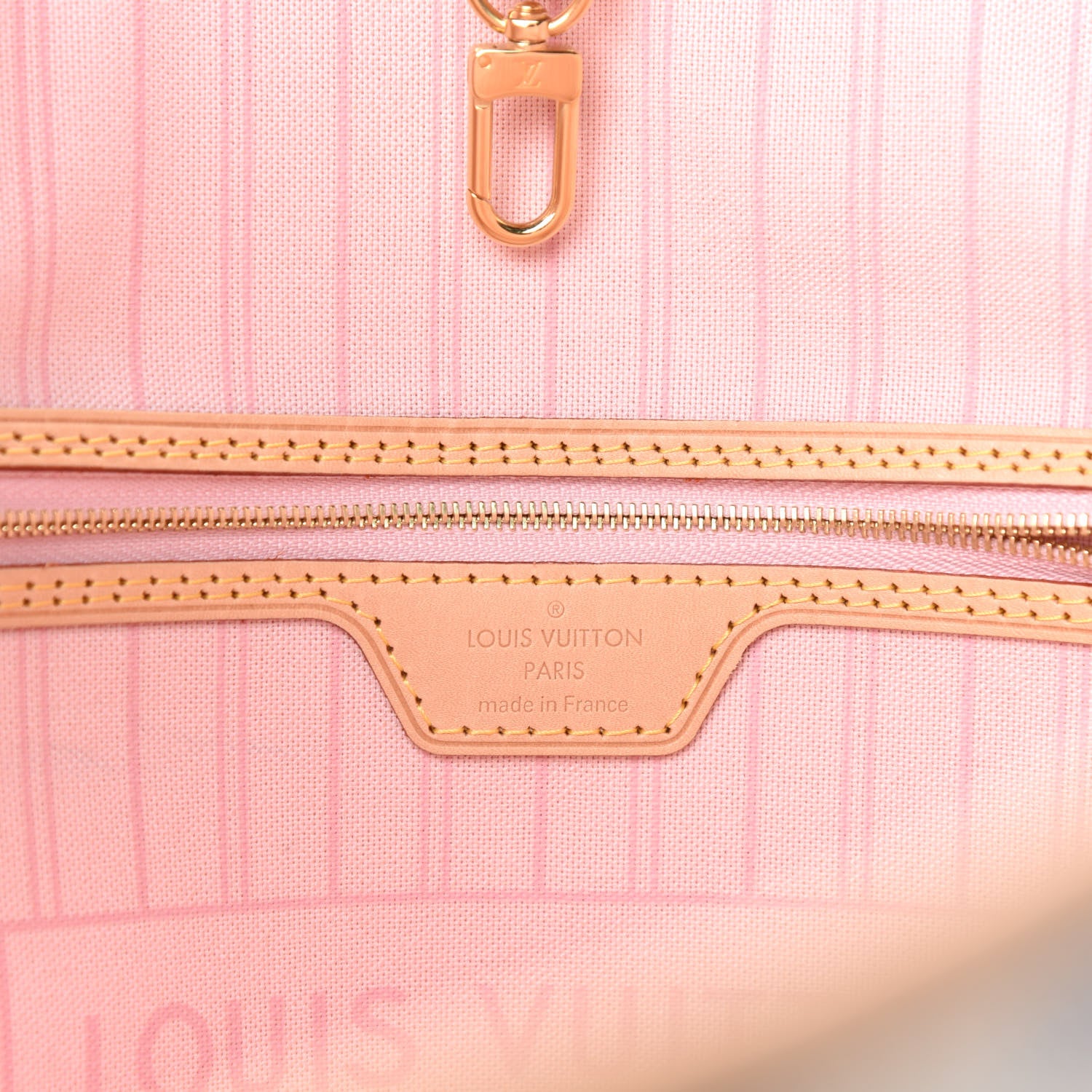 Louis Vuitton Damier Azur Neo Neverfull MM Rose Ballerine 8 of 10