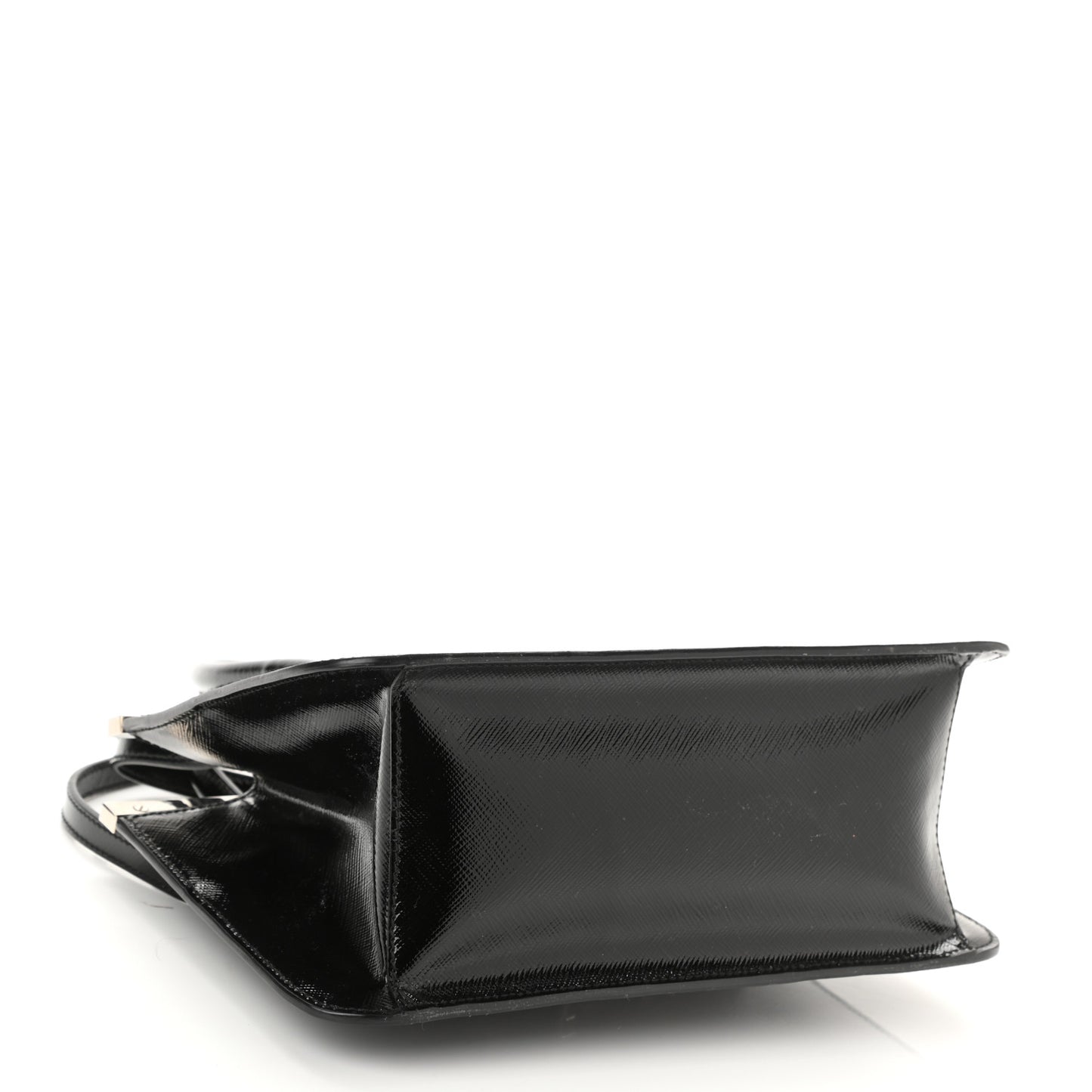 Saffiano Vernice Top Handle Bag Black