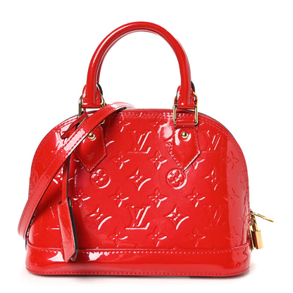 Louis Vuitton Vernis Alma BB Rose Indien 1 of 9