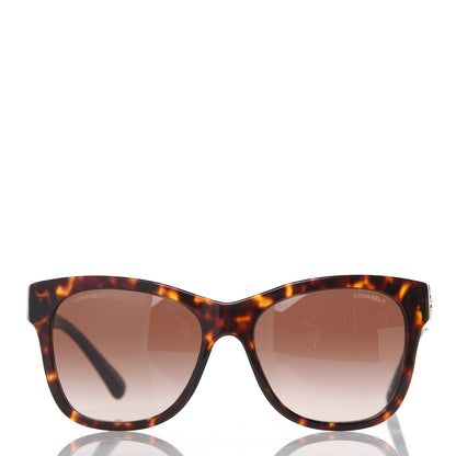 Chanel Acetate CC Sunglasses 714 Dark Tortoise 4 of 7