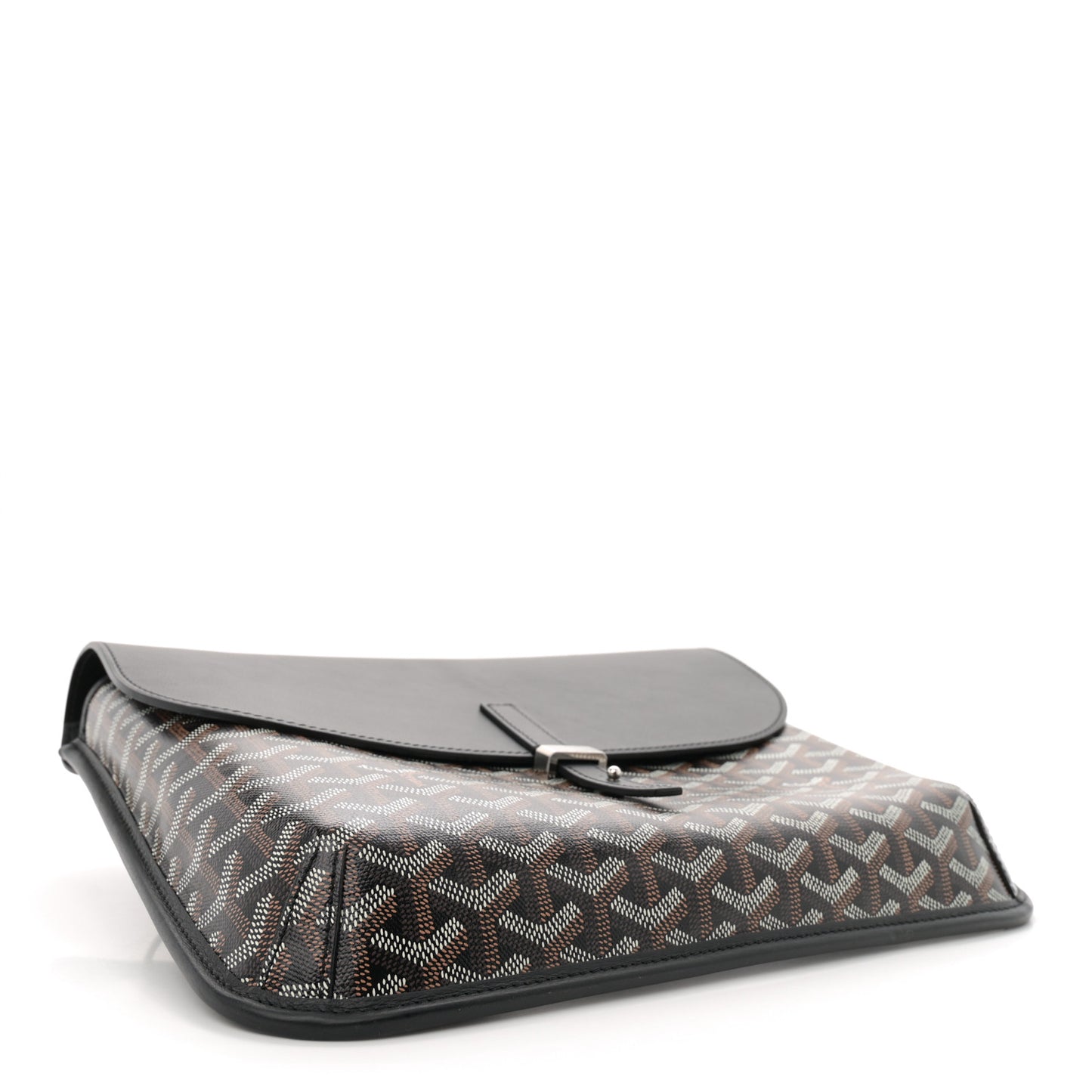 Goyardine Coursier Messenger Bag Black