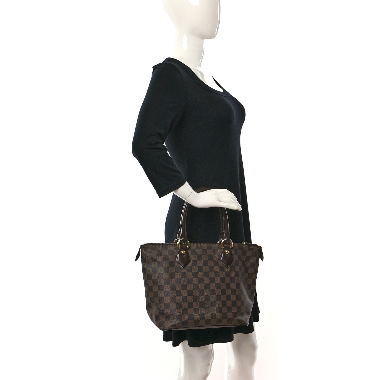 Louis Vuitton Damier Ebene Saleya PM 2 of 8