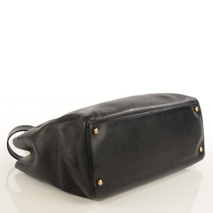 Chanel Calfskin Cerf Executive Shopper Tote Black 4 of 10