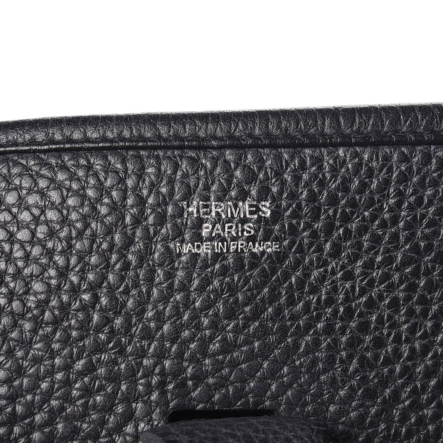 Hermes Taurillon Clemence Evelyne III PM Black 10 of 14