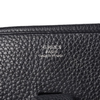 Hermes Taurillon Clemence Evelyne III PM Black 10 of 14