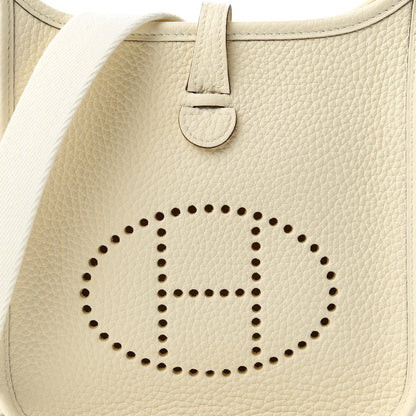 Hermes Taurillon Clemence Amazone Evelyne TPM Nata Craie 9 of 10
