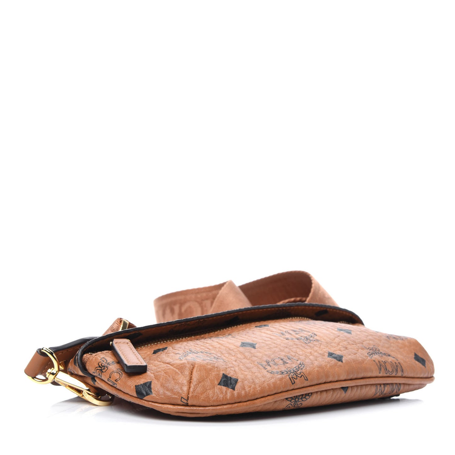 Visetos Small Crossbody Belt Bag Cognac