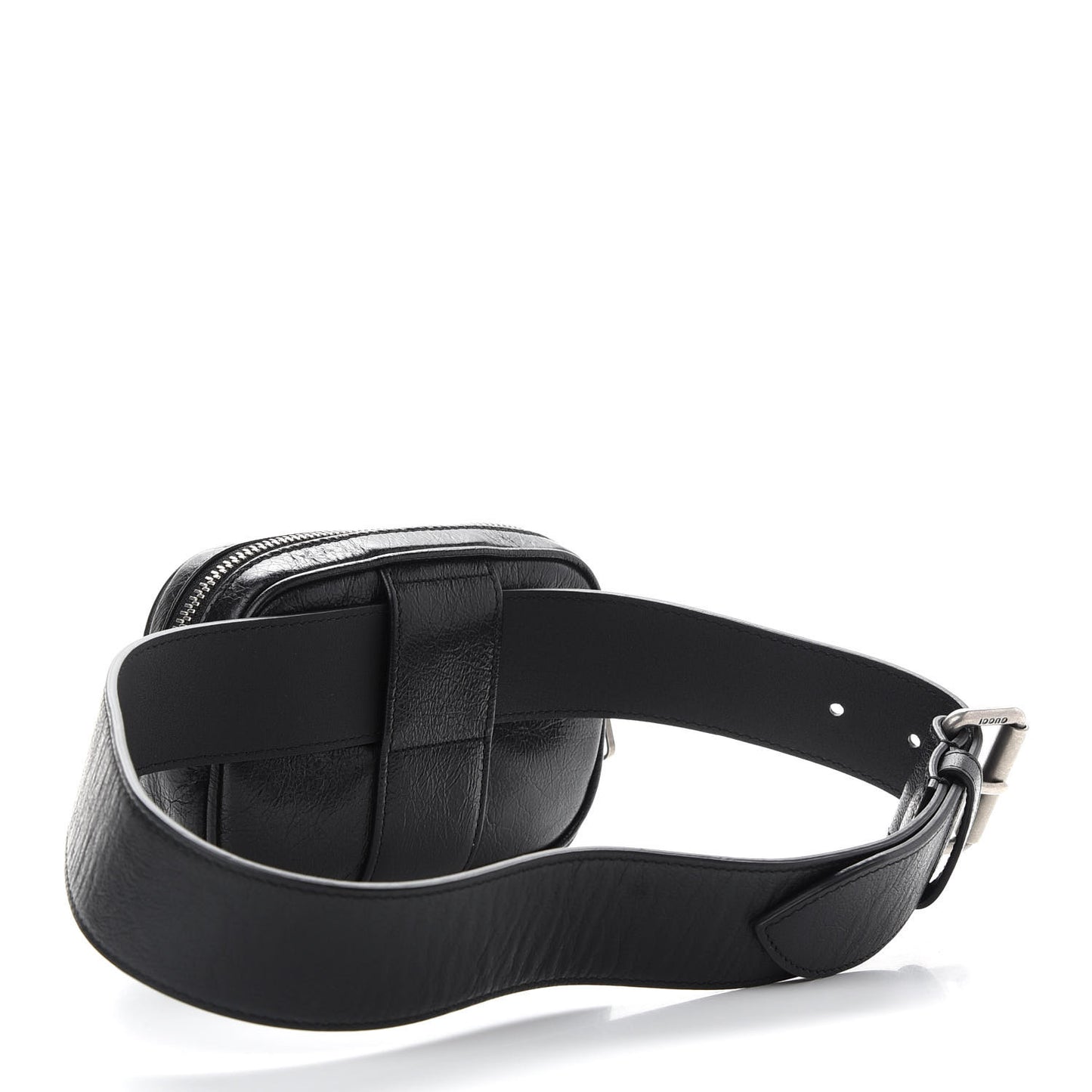 Fluffy Calfskin Mini Morpheus Belt Bag 70 28 Black