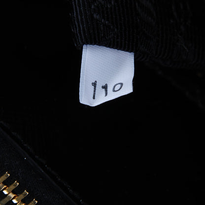 Prada Saffiano Vernice Mini Galleria Double Zip Tote Black 8 of 8