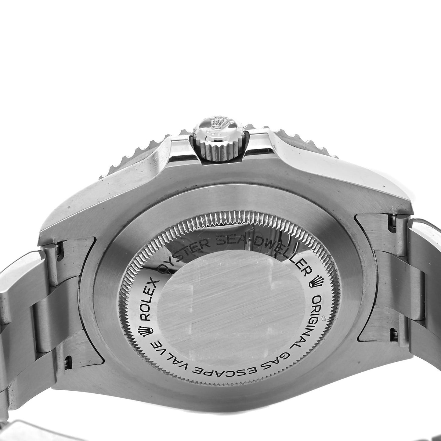 Stainless Steel 43mm Oyster Perpetual Date Sea-Dweller Watch Black 126600