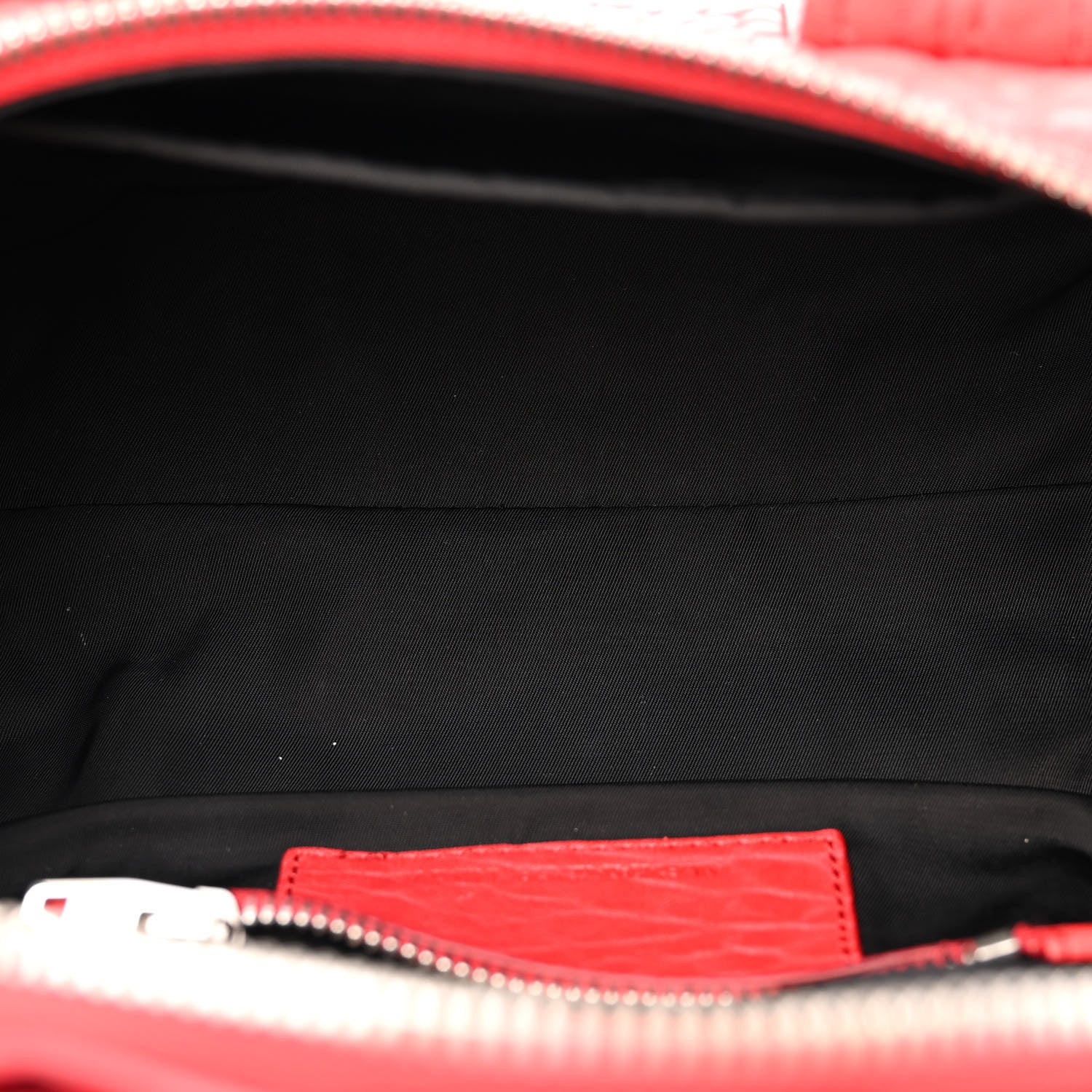Alexander Wang Pebbled Lambskin Mini Rockie Red Rhodium Hardware 5 of 17