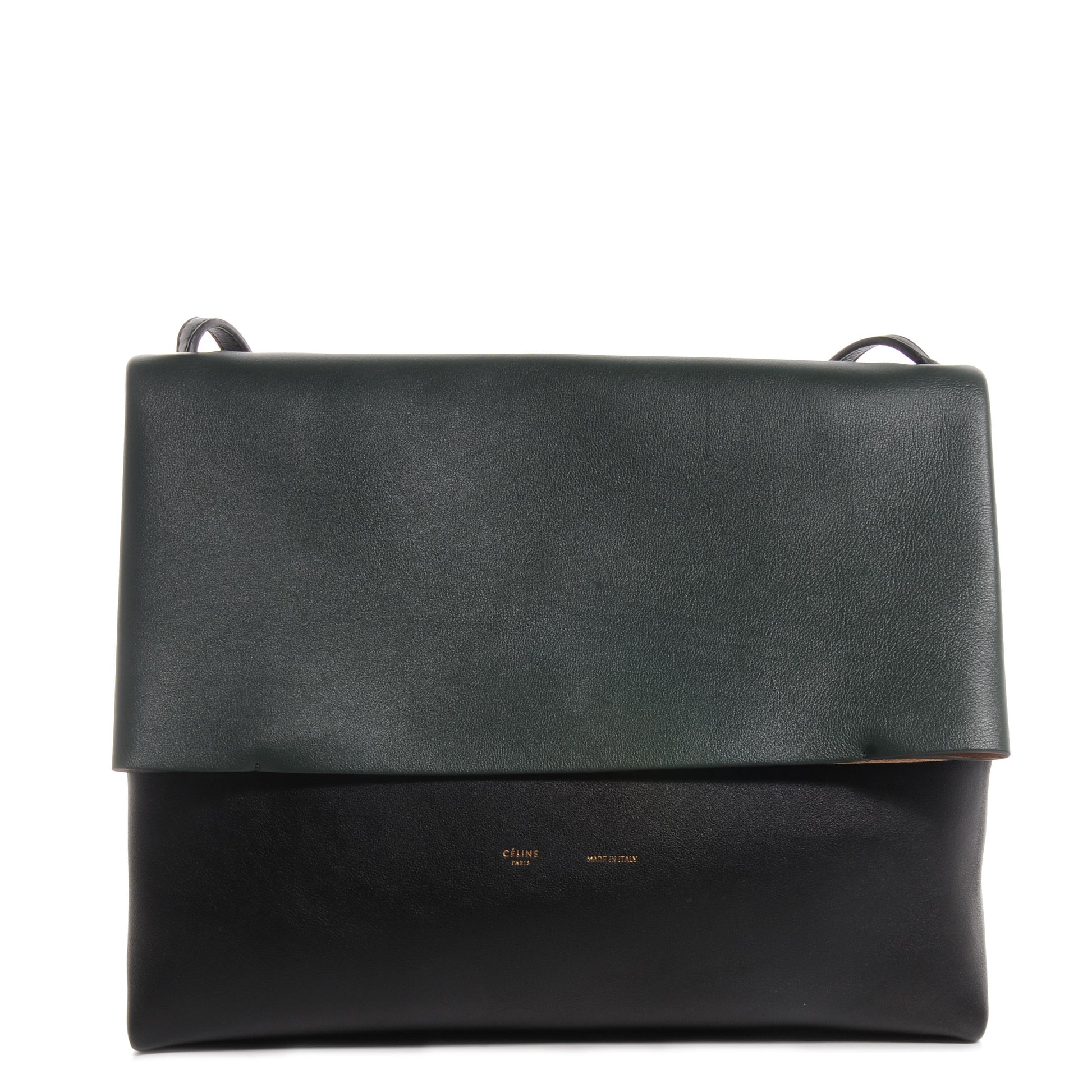 Celine Calfskin Suede Tri-Color All Soft Shoulder Bag 1 of 7