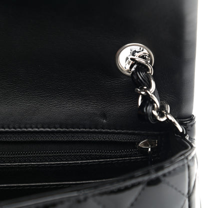 Chanel Patent Calfskin Quilted Mini Rectangular Flap Black 9 of 11