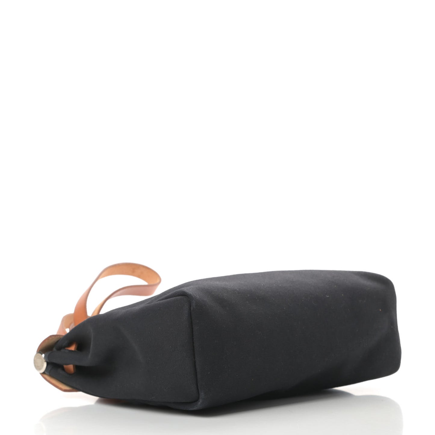 Toile Vache Calfskin Herbag 30 PM Black Natural