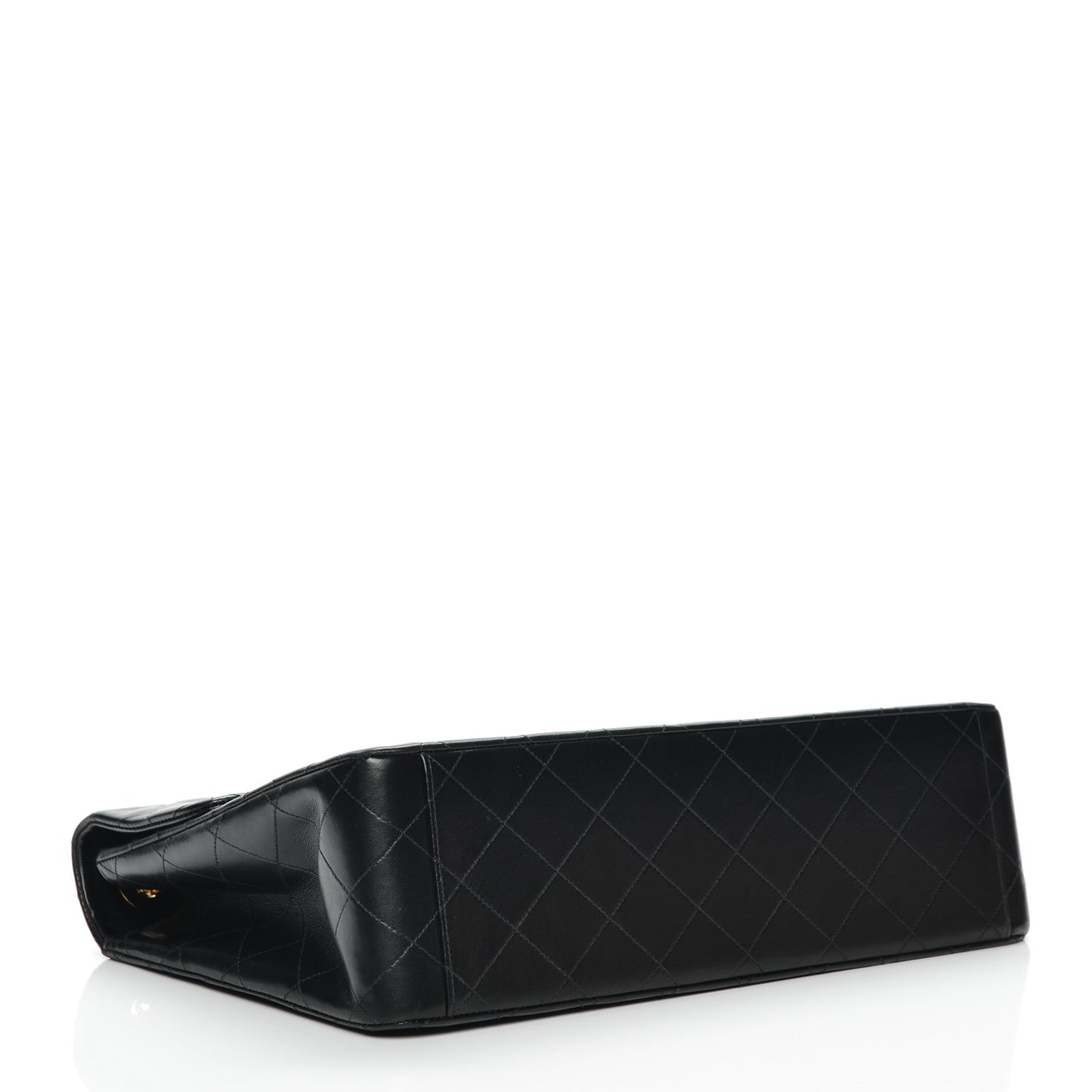Lambskin XL Jumbo Flap Black