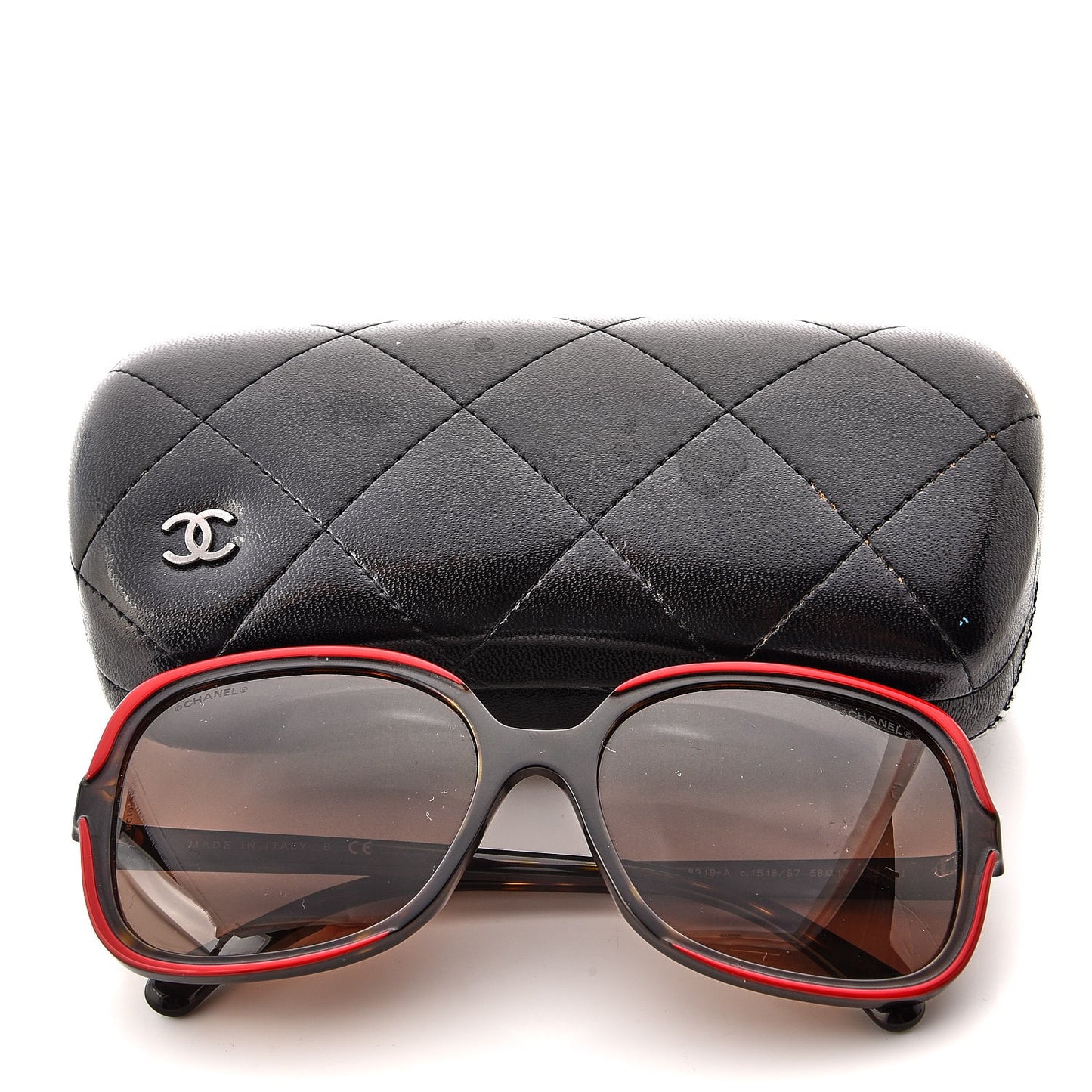 Sunglasses 5319-A Black Red |