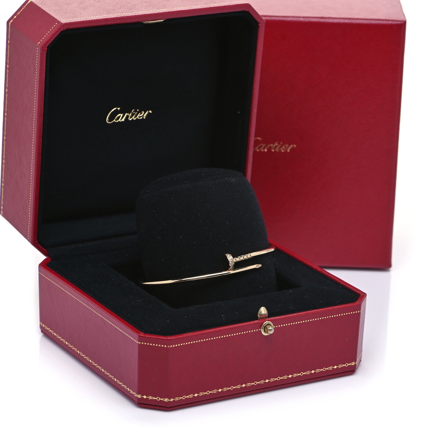 18K Yellow Gold Diamond Small Juste Un Clou Bracelet 19