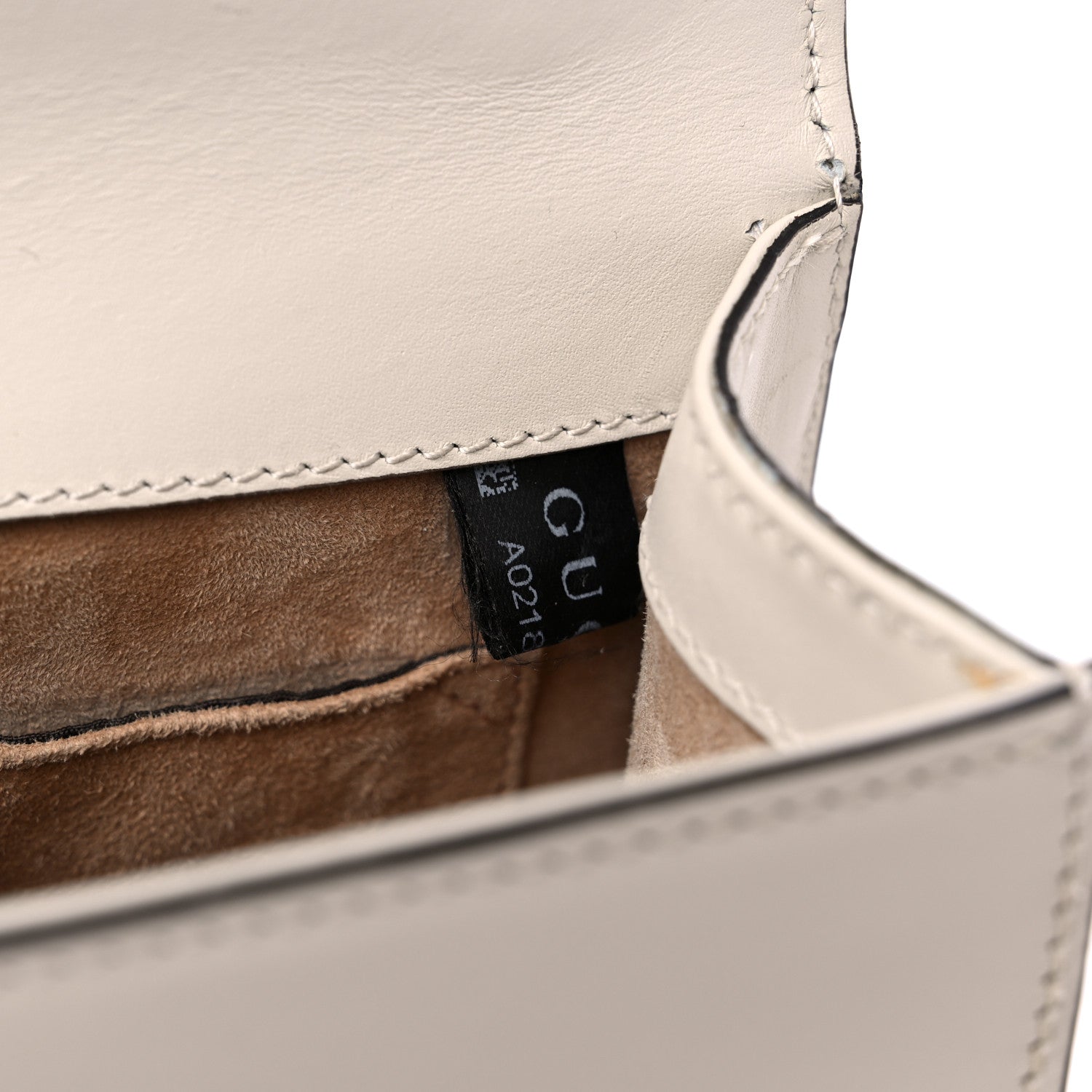 Gucci Calfskin Mini Sylvie Chain Shoulder Bag White 8 of 14