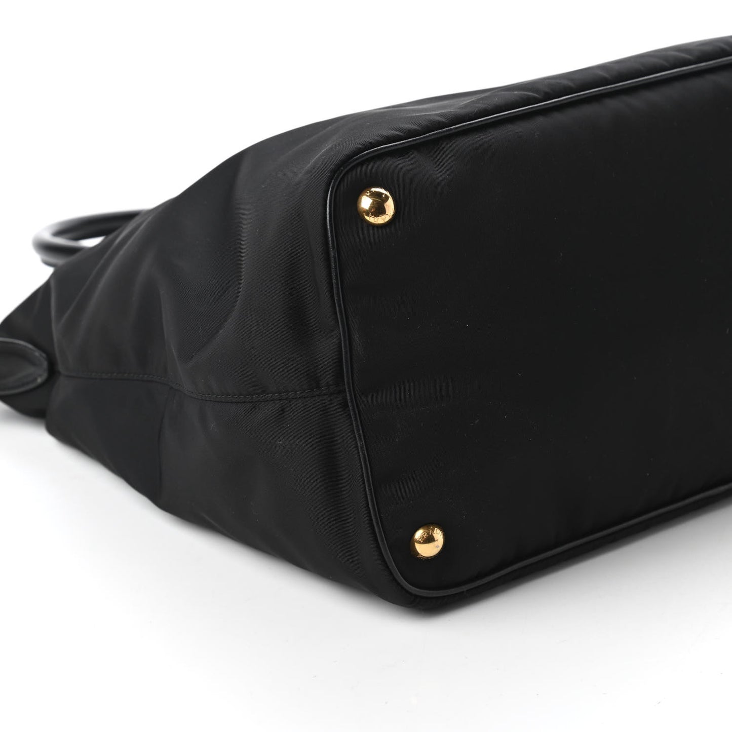 Tessuto Nylon Soft Calf Tote Black