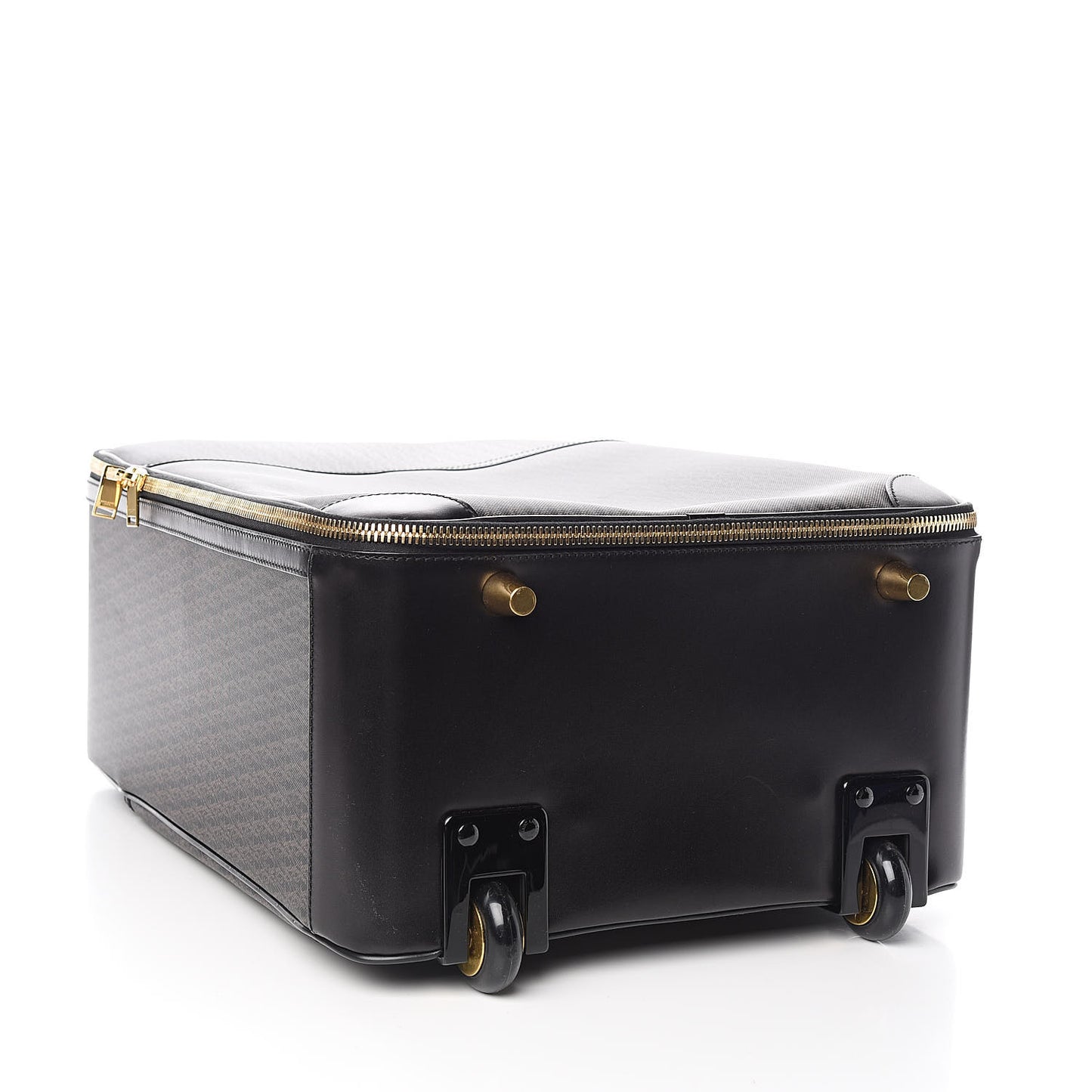 Toile Classic Monogram Travel Trolley Suitcase Black