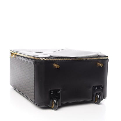 Saint Laurent Toile Classic Monogram Travel Trolley Suitcase Black 5 of 9