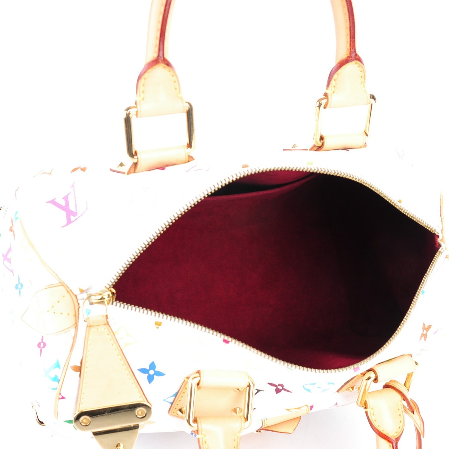Monogram Multicolor Speedy 30 White
