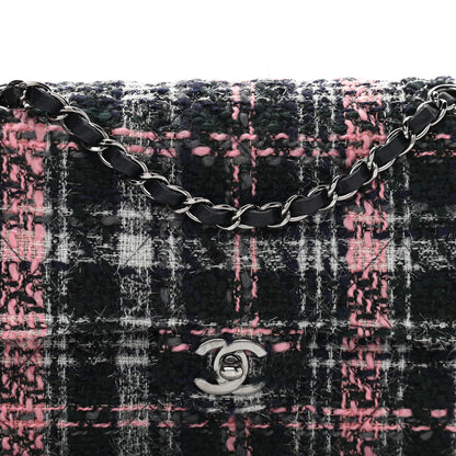 Chanel Tweed Quilted Medium Double Flap Multicolor 7 of 11