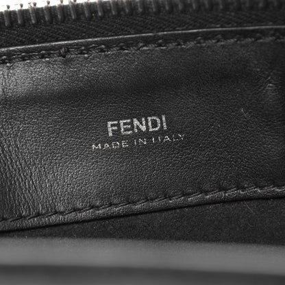 Fendi Vitello Baltico Dolce DotCom Satchel Black Blue Royal 6 of 16
