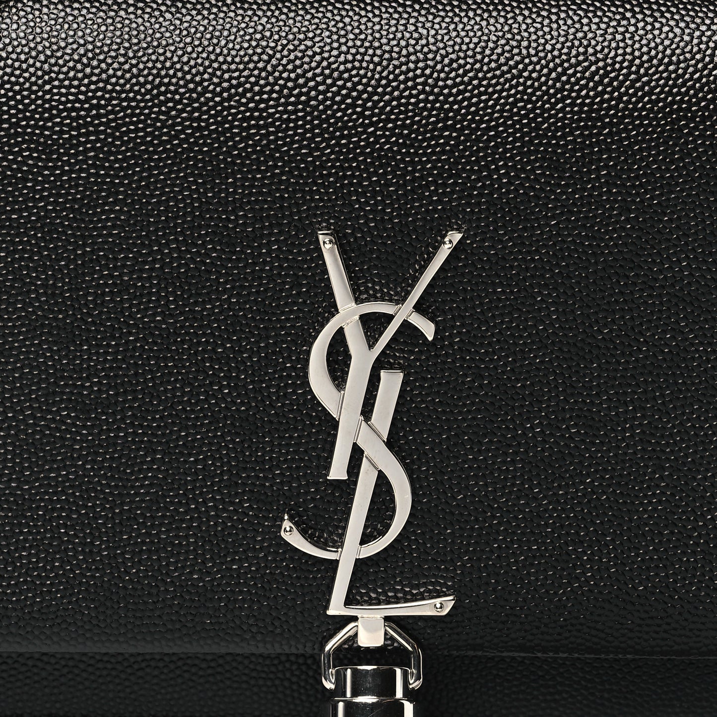 Grain De Poudre Classic Monogram Kate Tassel Chain Wallet Black