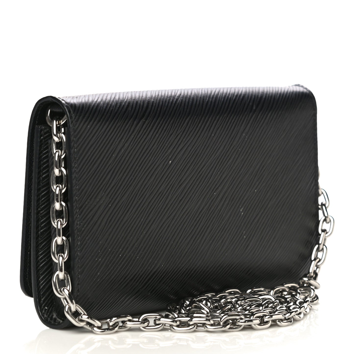Epi Twist Chain Wallet Black