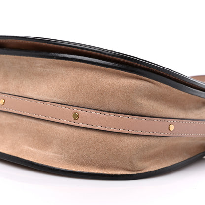 Chloe Calfskin Suede Medium Nile Bracelet Bag Biscotti Beige 10 of 16