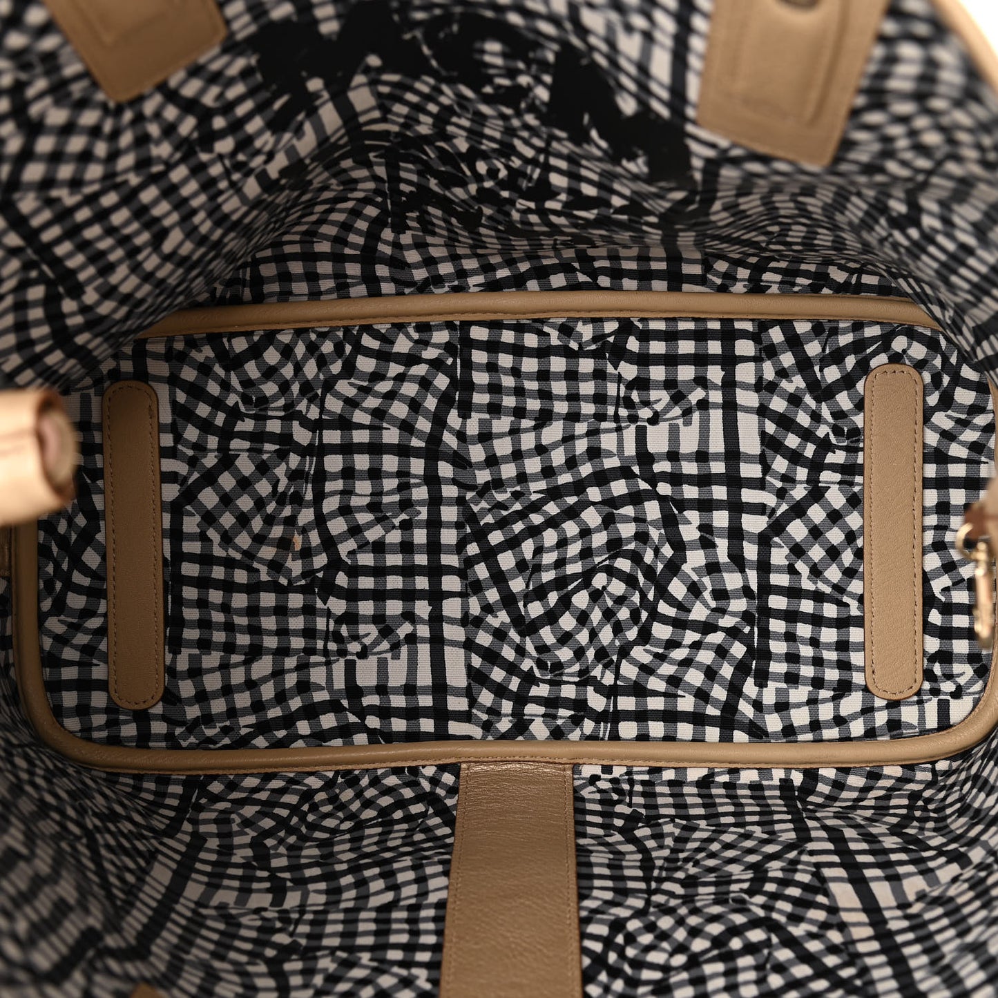 Metallic Visetos Medium Liz Reversible Shopper Tote Gold