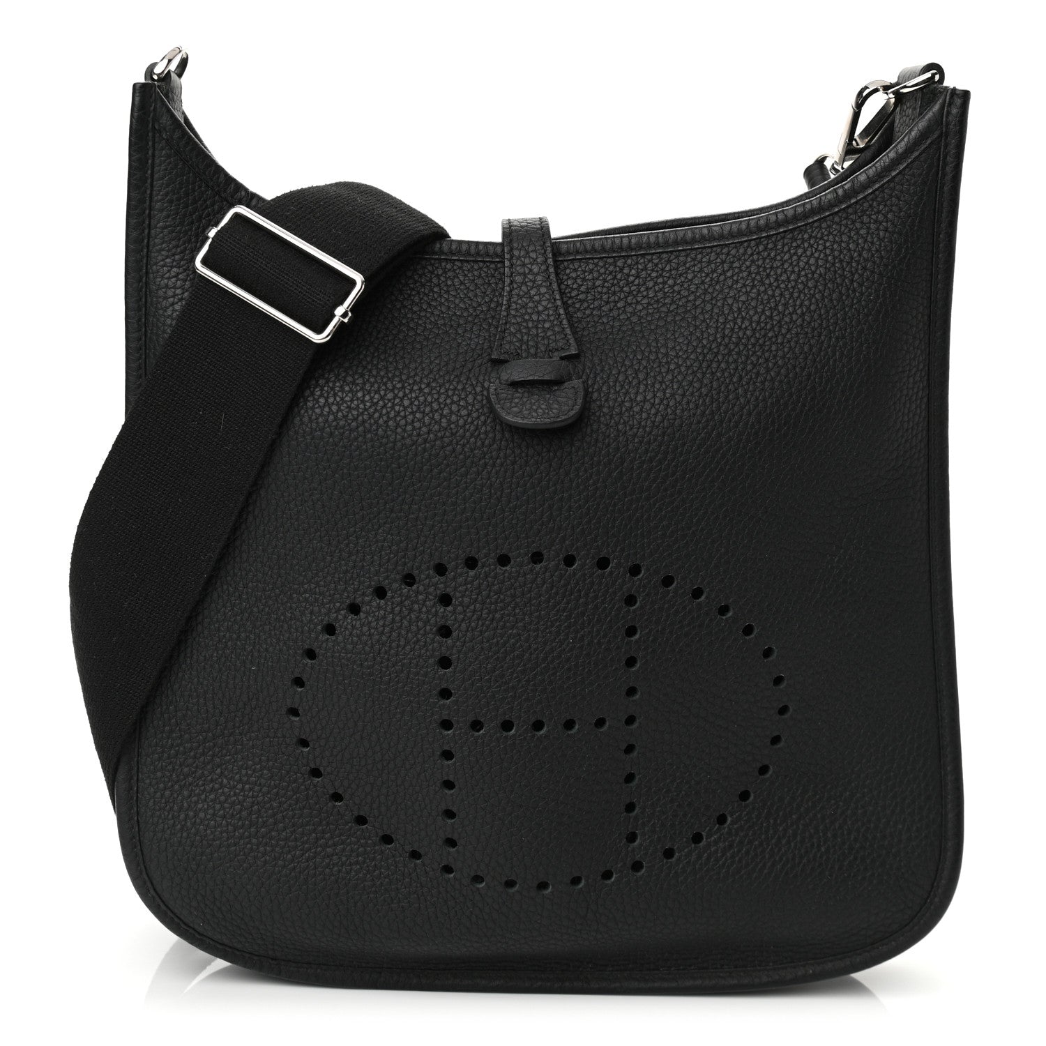 Hermes Taurillon Clemence Evelyne III PM Black 1 of 9