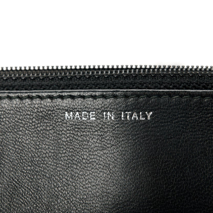 Chanel Calfskin Quilted Studded Boy Wallet On Chain WOC Black 7 of 11