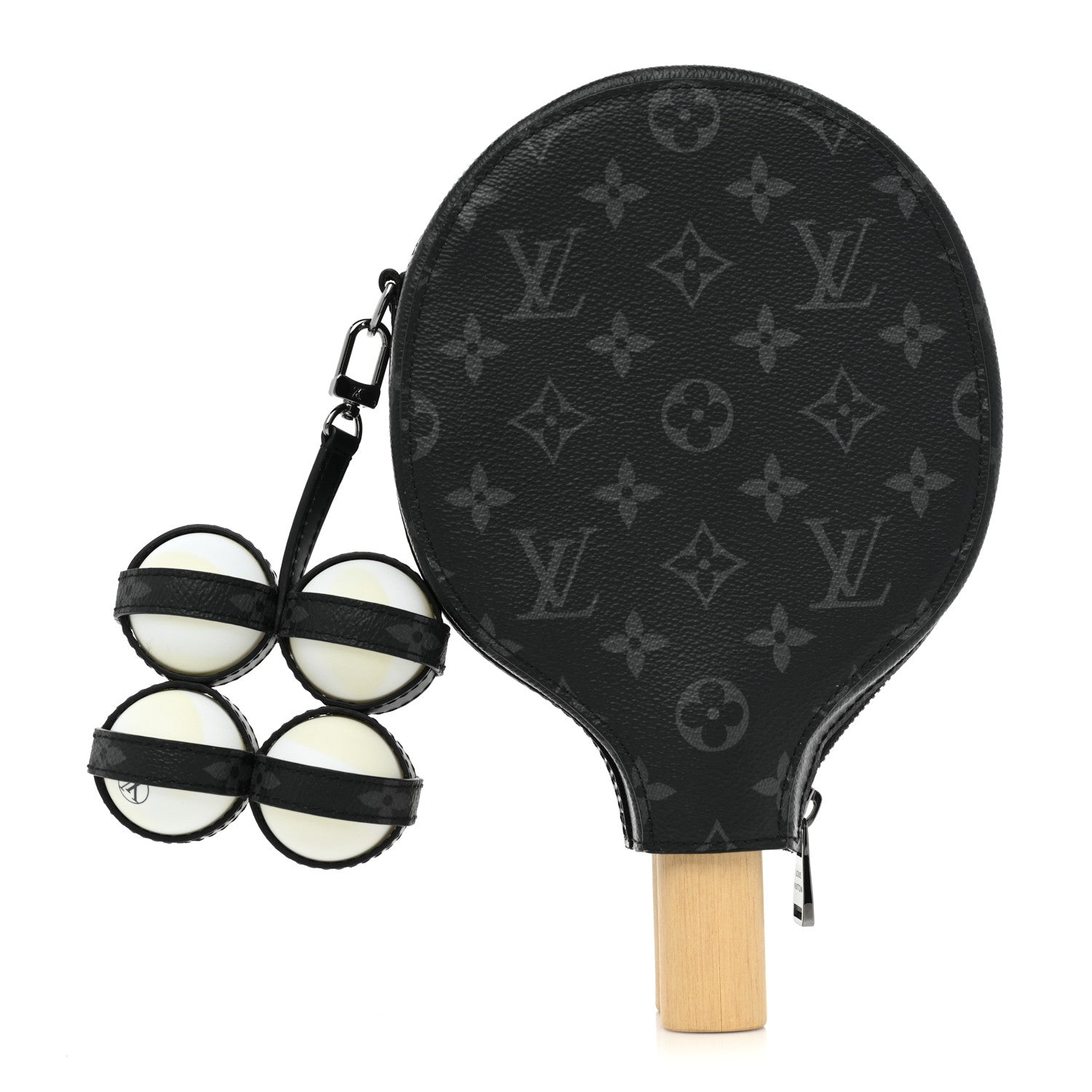 Louis Vuitton Monogram Eclipse Wood James Ping Pong Set 1 of 10