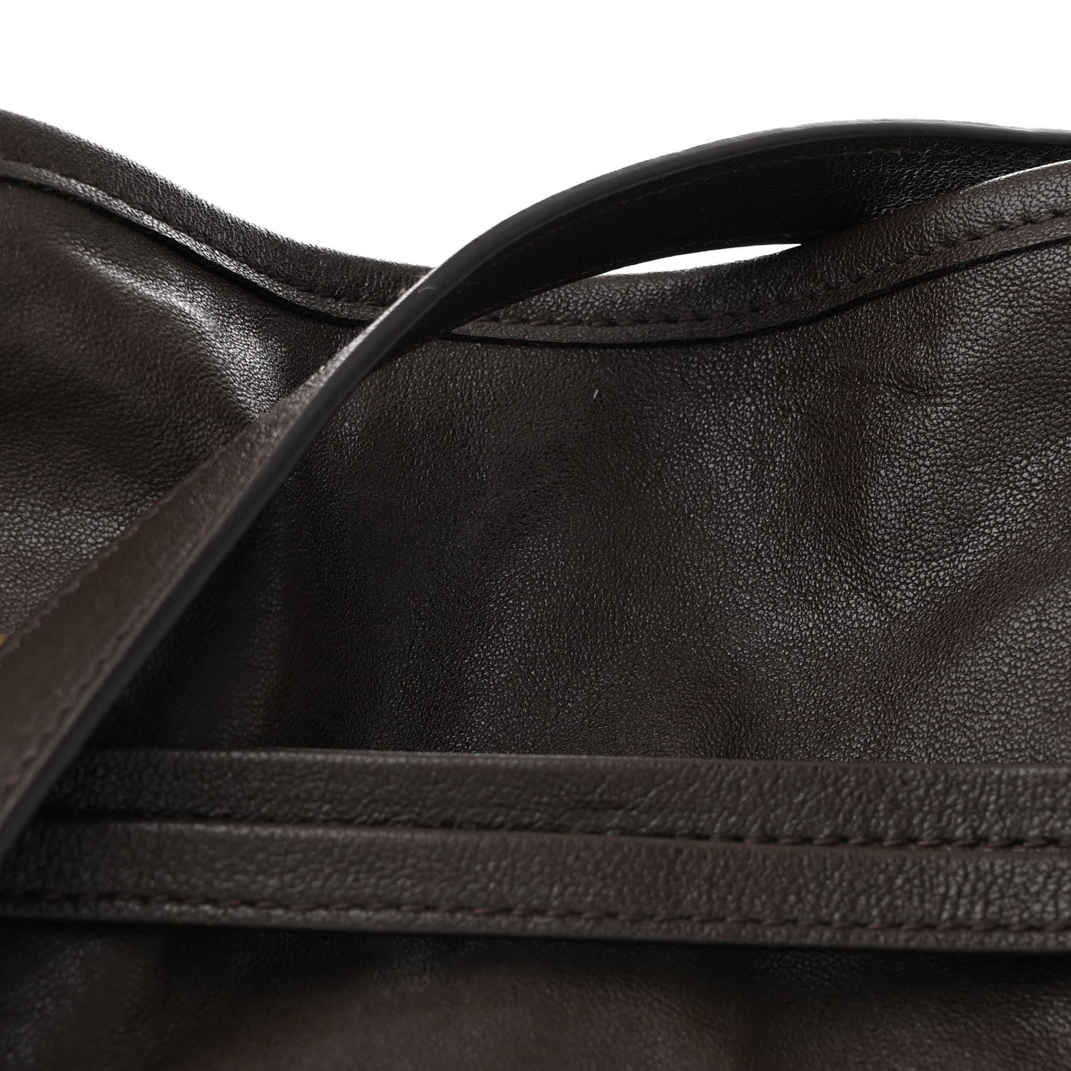 Gucci Sakai Be Green Calfskin Horsebit 1955 Cinch Top Messenger Bag Cocoa 8 of 10