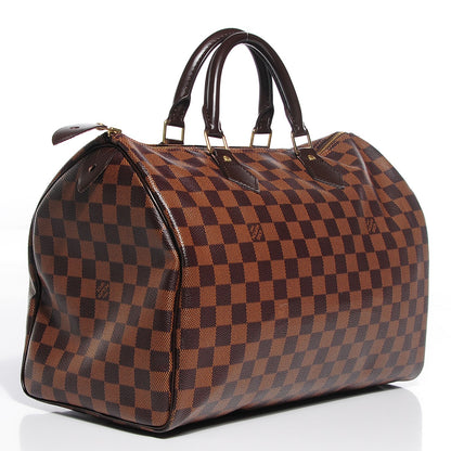 Louis Vuitton Damier Ebene Speedy 35 3 of 9