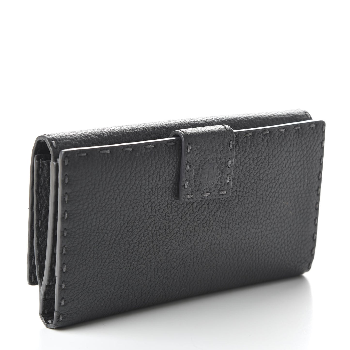 Cuoio Romano Selleria Peekaboo Continental Wallet Asfalto