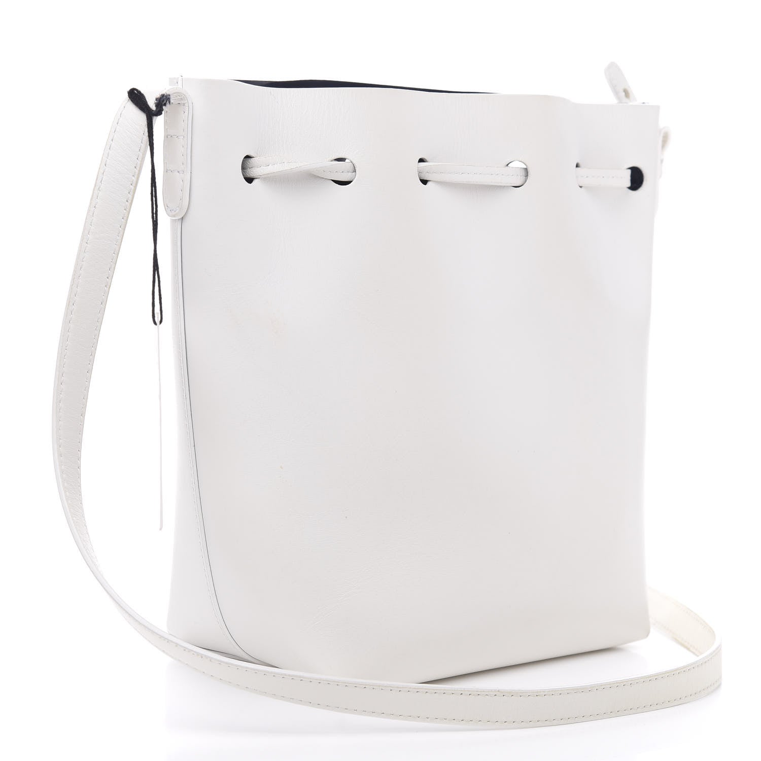 Mansur Gavriel Calfskin Mini Bucket Bag White 3 of 11