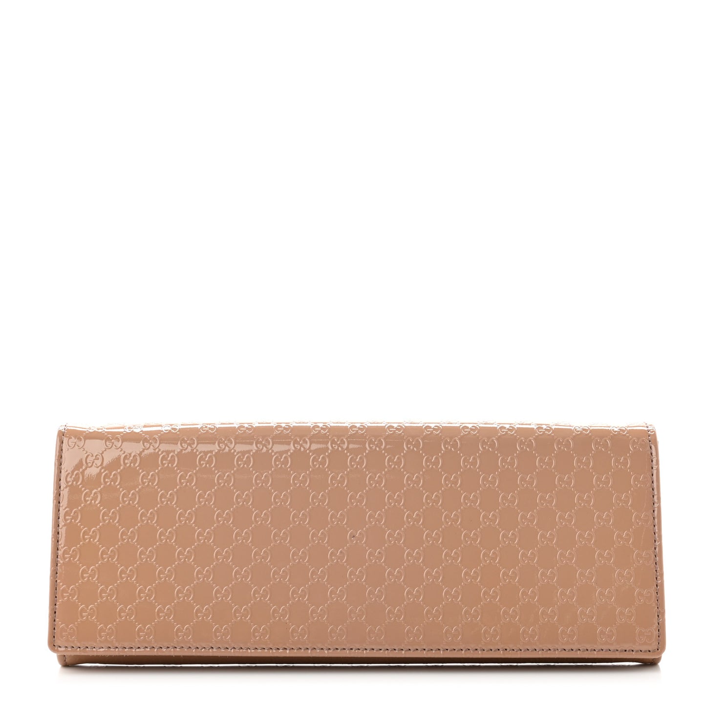 Patent Microguccissima Small Broadway Clutch Dark Cipria