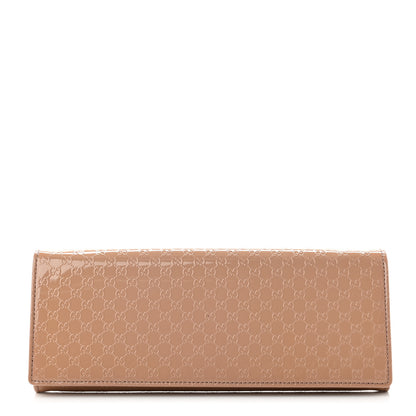 Gucci Patent Microguccissima Small Broadway Clutch Dark Cipria 1 of 7