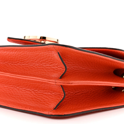 Gucci Dollar Calfskin Small Interlocking G Shoulder Bag Sun Orange 10 of 10