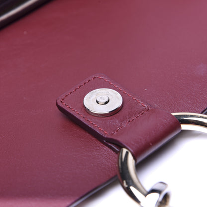 Chloe Suede Calfskin Small Faye Shoulder Bag Plum Purple 12 of 14