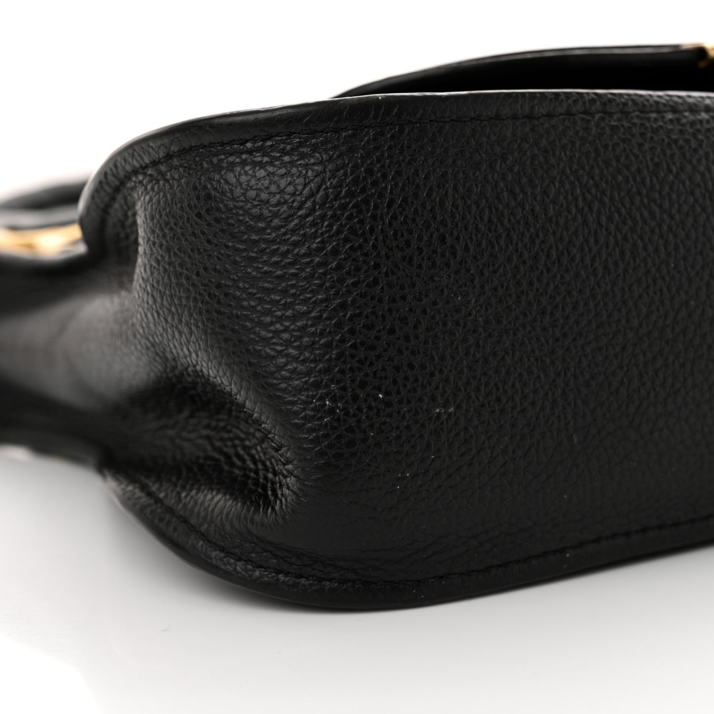 Calfskin Small Marcie Satchel Black