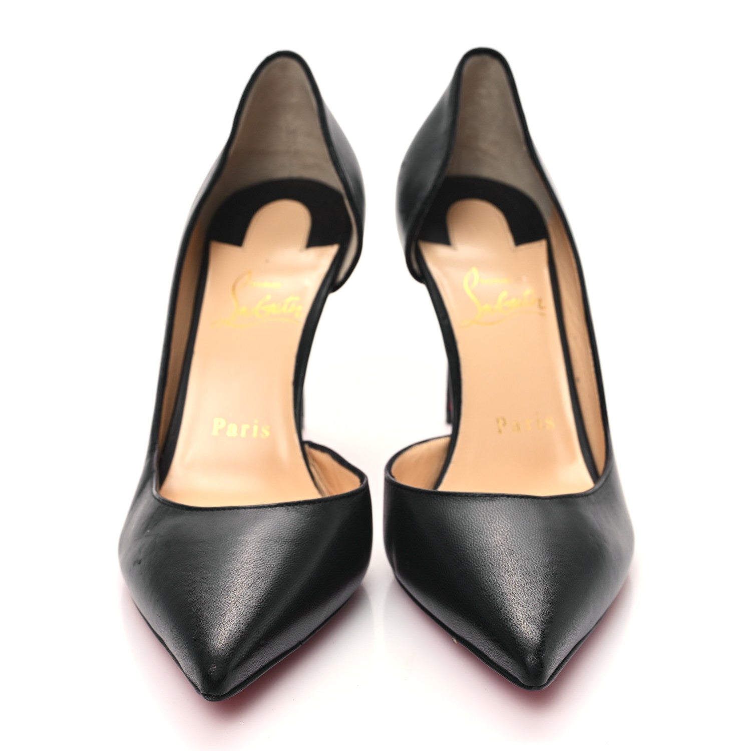 Christian Louboutin Shiny Nappa Iriza 100 Pumps 38 Black 2 of 9