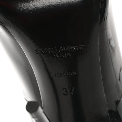 Saint Laurent Patent Instinct Pumps 37 Black 7 of 10